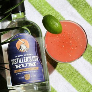 two tickets daiquiri with distiller's cut rum and grated nutmeg