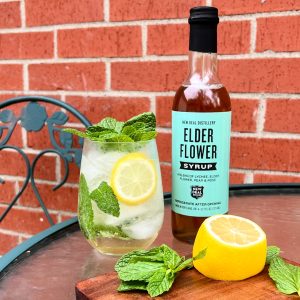 hugo spritz with new deal elderflower cocktail syrup