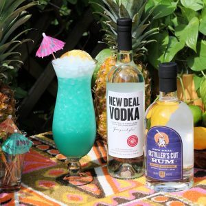 new deal blue hawaii tropical cocktail