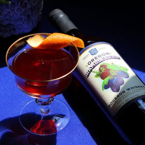 bramblevardier negroni riff with and orange peel