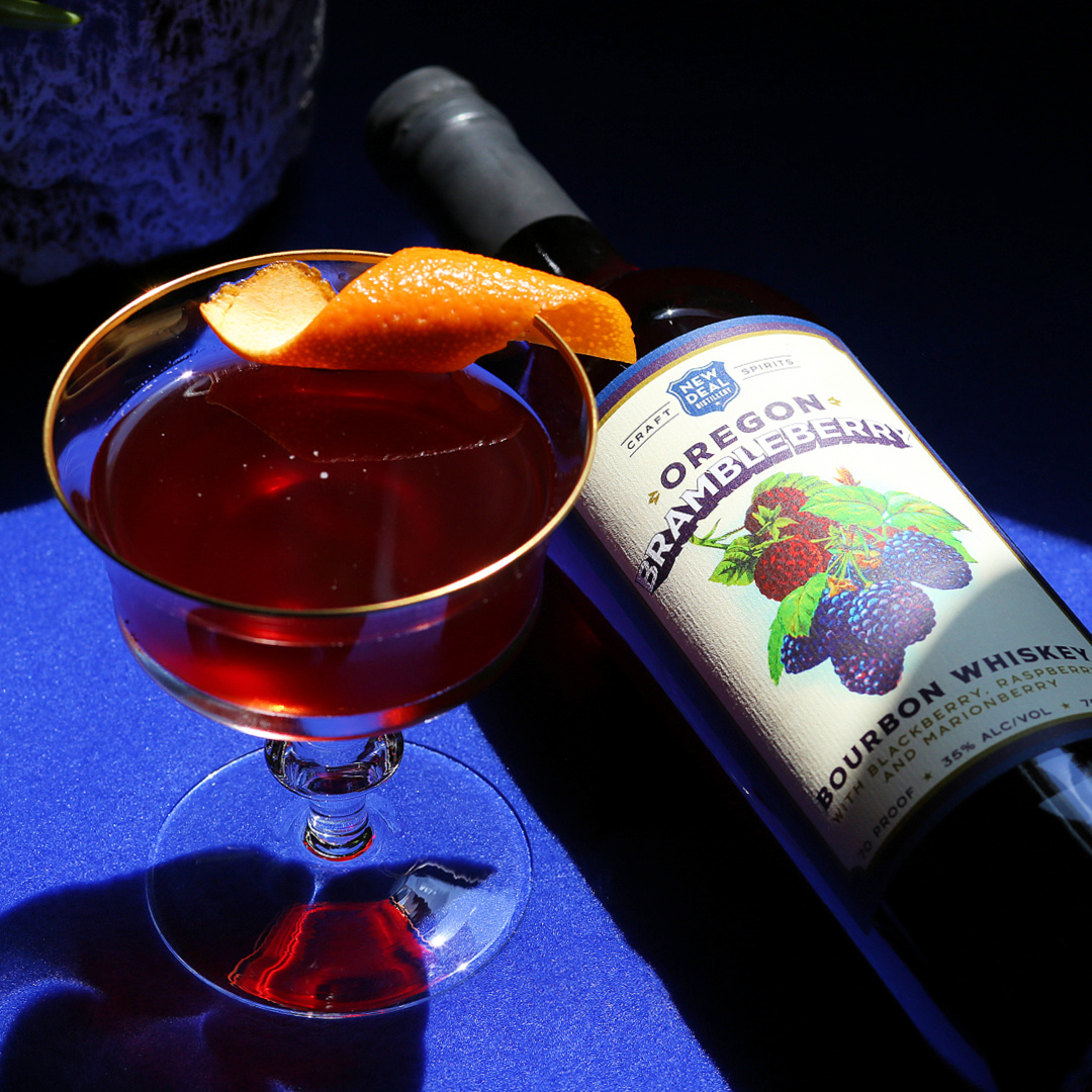 bramblevardier negroni riff with and orange peel