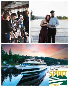 Guests aboard the Portland Spirit for Brews Cruise