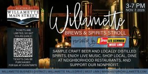 2026 Willamette Brews & Spirits Stroll digital flyer